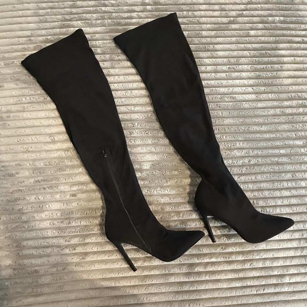 Liliana Over the Knee Thigh High Boots Black Women US 10 - Picture 6 of 10